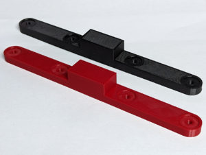 Icom Stacking Brackets red and black